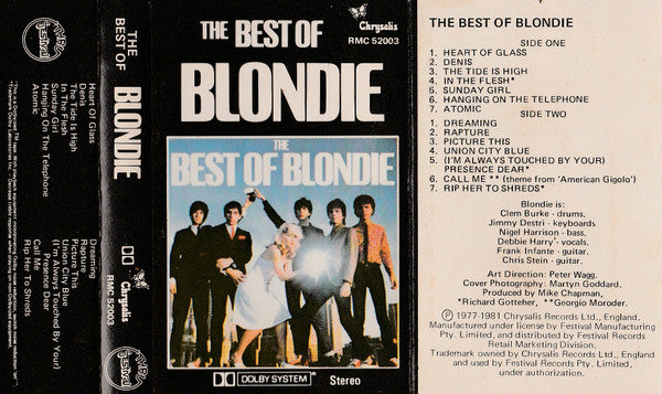 Blondie : The Best Of Blondie (Cass, Comp)