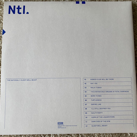 The National : Sleep Well Beast (2xLP, Album, Ltd, S/Edition, Whi)
