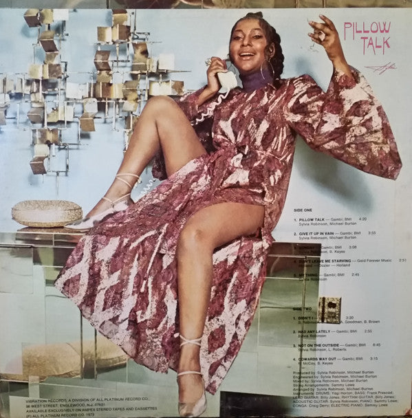 Sylvia Robinson : Pillow Talk (LP, Album, Mon)