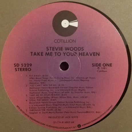 Stevie Woods : Take Me To Your Heaven (LP, Album, AR )