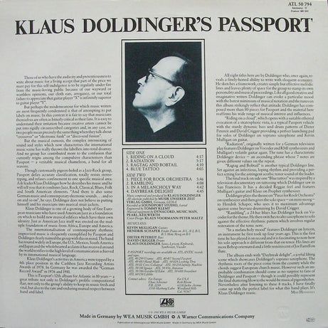 Passport (2) : Blue Tattoo (LP, Album)