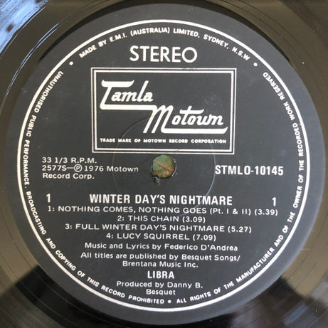 Libra (6) : Winter Day's Nightmare (LP, Album)