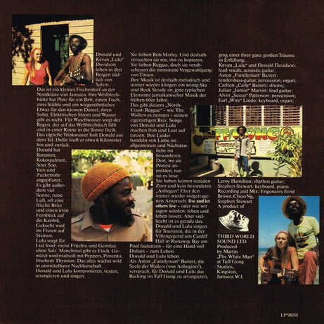 Donald Davidson & Kevan "Lulu" Davidson With The Wailers : Beautiful Garden (LP, Album)