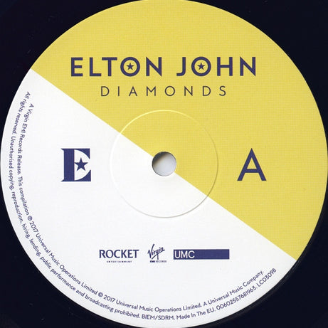 Elton John : Diamonds (2xLP, Comp, RM, Gat)