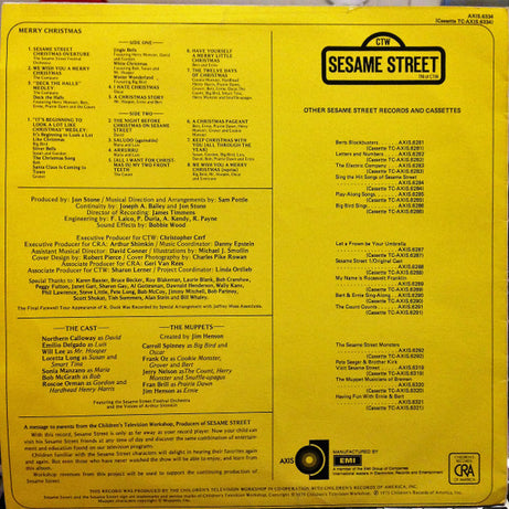 Sesame Street : Merry Christmas From Sesame Street (LP, Album)