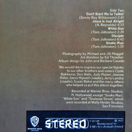 The Doobie Brothers : Toulouse Street (LP, Album, Gat)