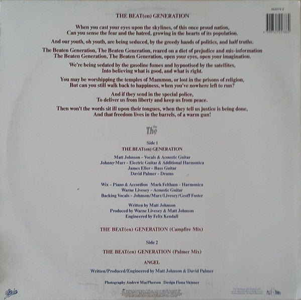 The The : The Beat(en) Generation (12", Single)