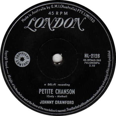Johnny Crawford : Petite Chanson / What Happened To Janie (7", Single)