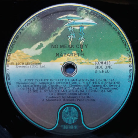 Nazareth (2) : No Mean City (LP, Album)
