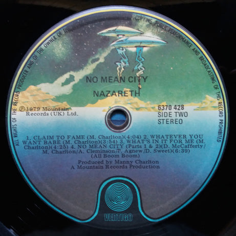 Nazareth (2) : No Mean City (LP, Album)