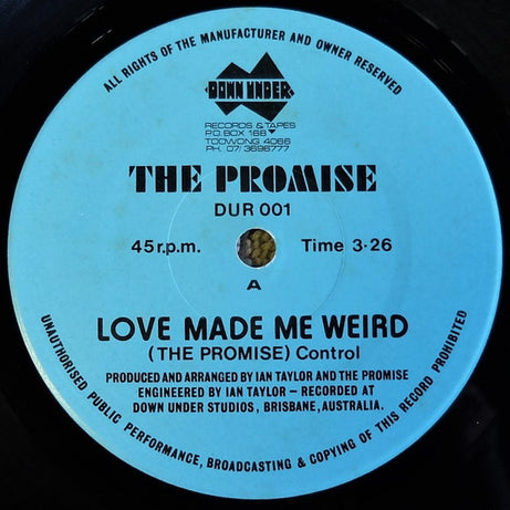 The Promise (3) : (Living In A) Fault Line World (7")