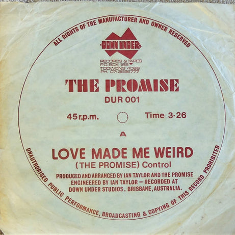The Promise (3) : (Living In A) Fault Line World (7")