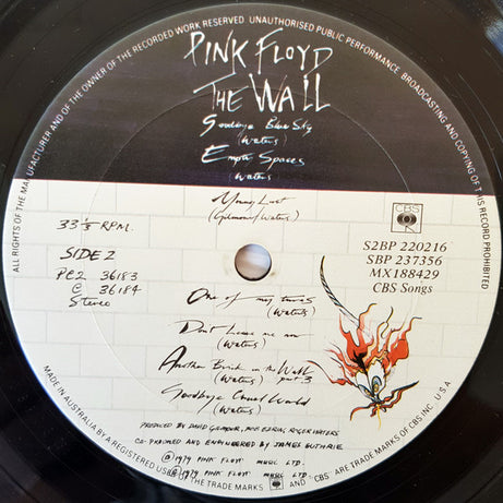 Pink Floyd : The Wall (2xLP, Album)
