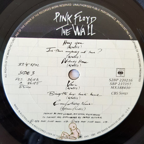 Pink Floyd : The Wall (2xLP, Album)