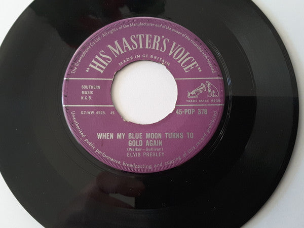 Elvis Presley : Paralysed  (7", Single)