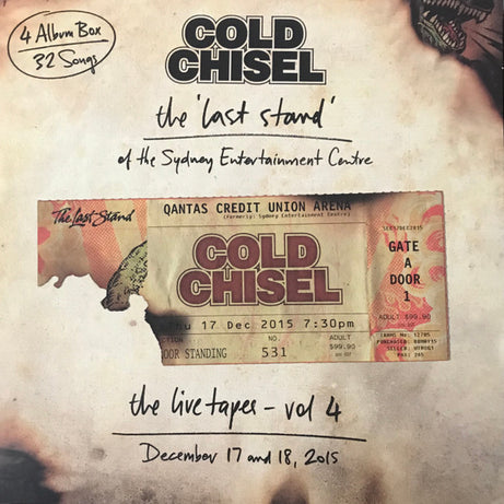 Cold Chisel : The Live Tapes - Vol 4 (4xLP, Album)