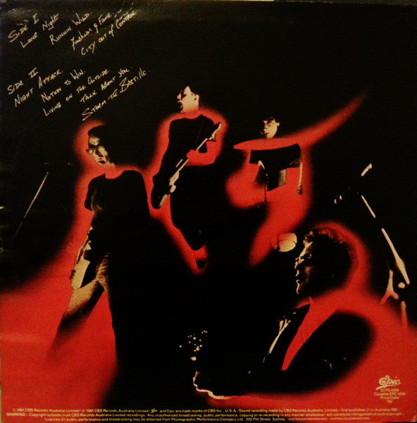 The Angels : Night Attack (LP, Album)