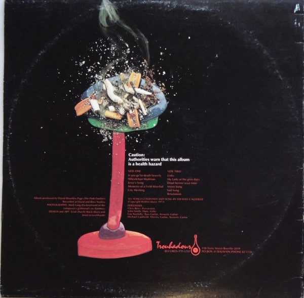 Michael Caulfield (4) : Caution: Authorities Warn That This Album Is A Health Hazard (LP, Album)