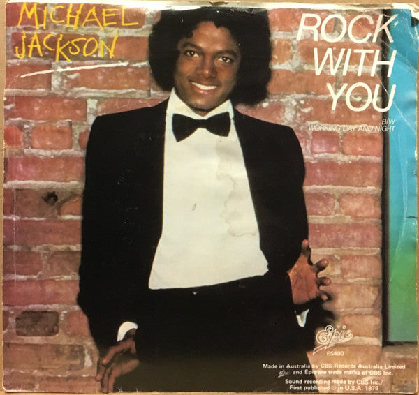 Michael Jackson : Rock With You (7", Single)