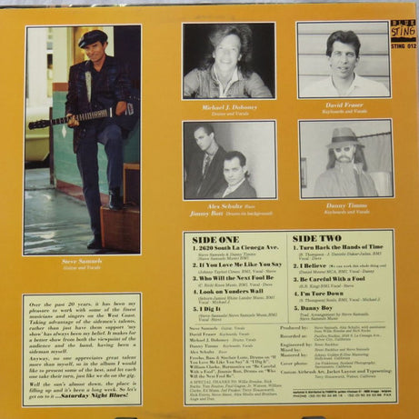 Steve Samuels : Saturday Night Blues (LP, Album)