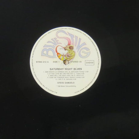 Steve Samuels : Saturday Night Blues (LP, Album)