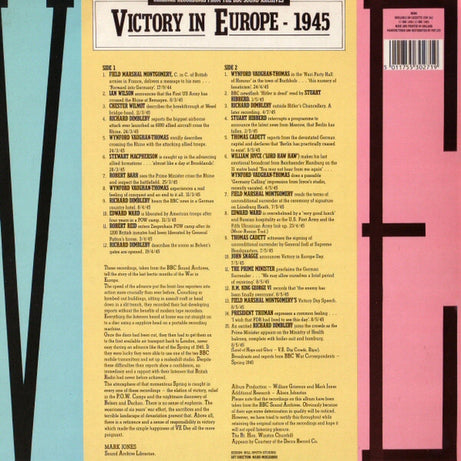 Various : Victory In Europe - 1945 (LP, Album, Mono)