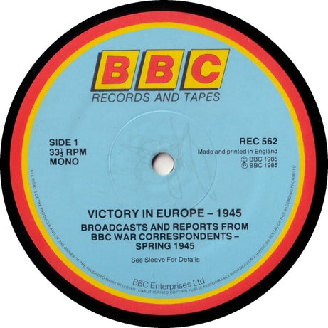 Various : Victory In Europe - 1945 (LP, Album, Mono)