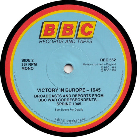 Various : Victory In Europe - 1945 (LP, Album, Mono)
