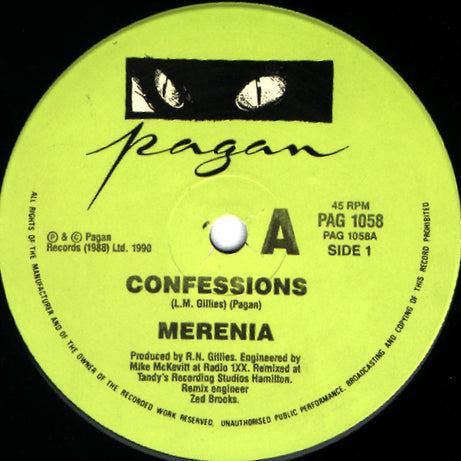 Merenia Gillies : Confessions (7", Single)
