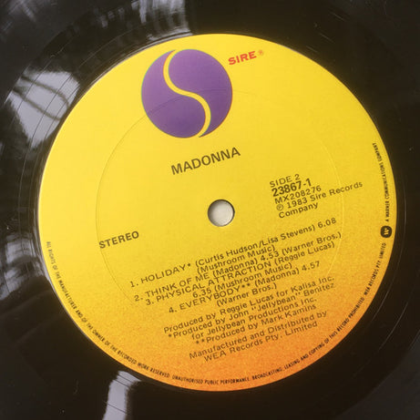 Madonna : Madonna (LP, Album, RP)