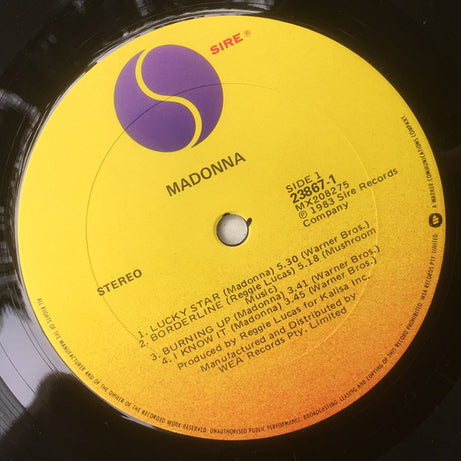 Madonna : Madonna (LP, Album, RP)