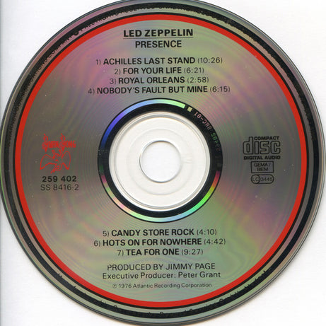 Led Zeppelin : Presence (CD, Album, RE)