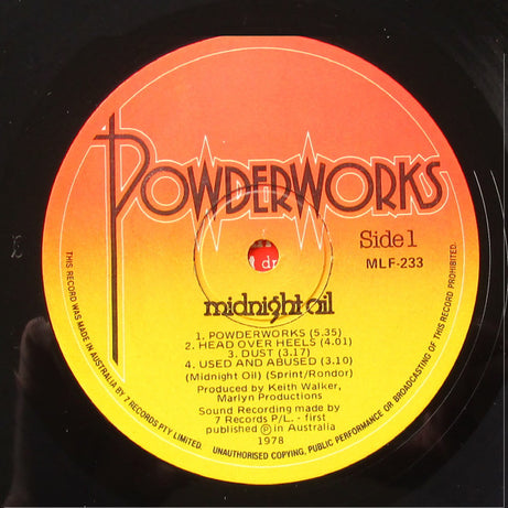 Midnight Oil : Midnight Oil (LP, Album)