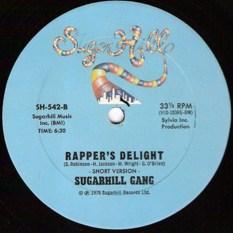 Sugarhill Gang : Rapper's Delight (12", Single)