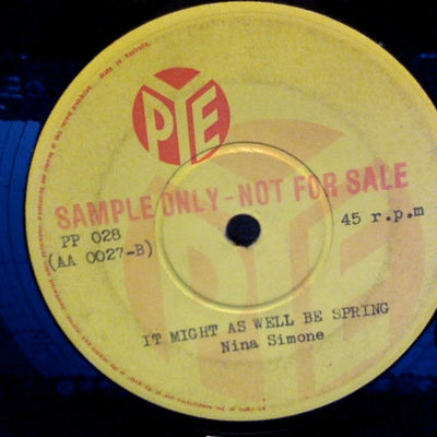 Nina Simone : Children Go Where I Send You / It Might As Well Be Spring (7", Single, Promo)