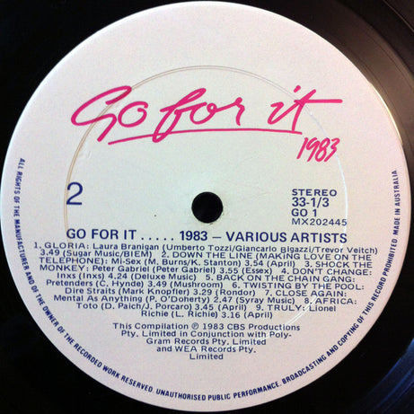 Various : Go For It 1983 (LP, Comp)