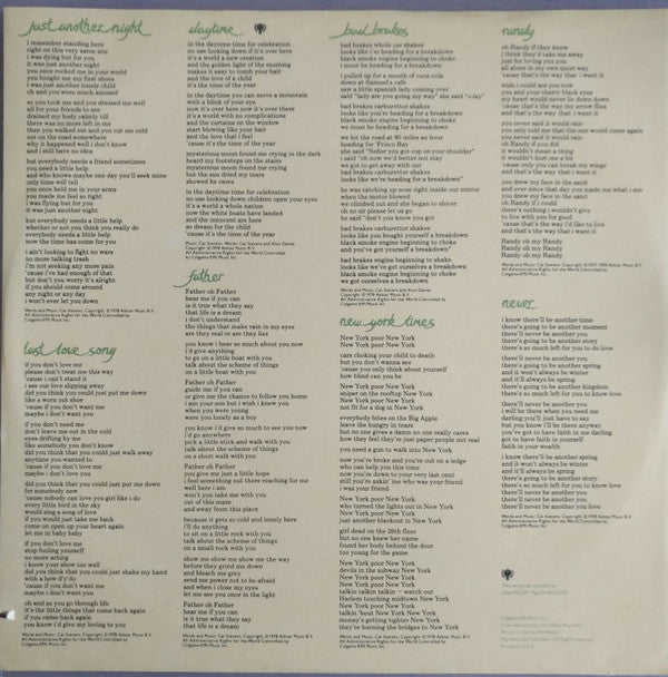 Cat Stevens : Back To Earth (LP, Album, Mon)