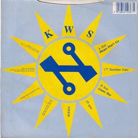 K.W.S. : Please Don't Go (7", Single, Lab)