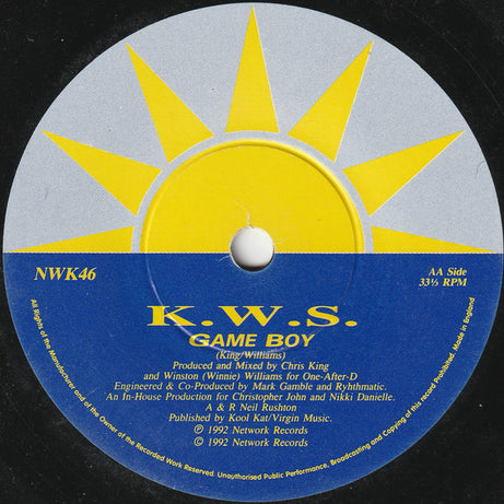 K.W.S. : Please Don't Go (7", Single, Lab)