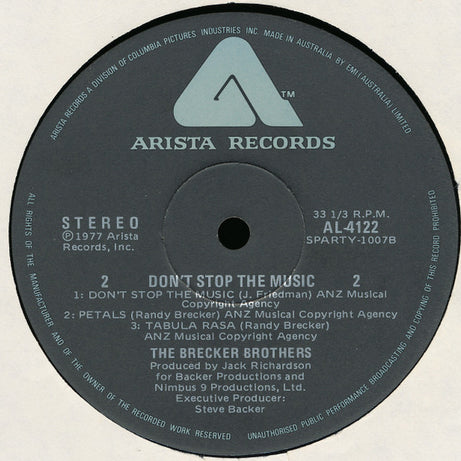 The Brecker Brothers : Don't Stop The Music (LP, Album)