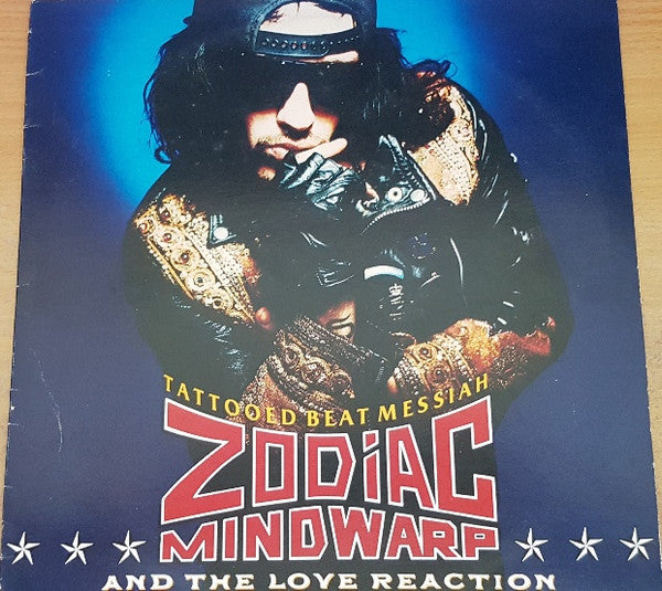 Zodiac Mindwarp And The Love Reaction : Tattooed Beat Messiah (LP, Album)