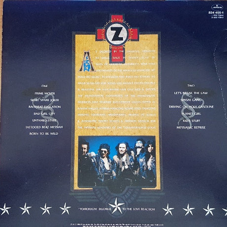 Zodiac Mindwarp And The Love Reaction : Tattooed Beat Messiah (LP, Album)