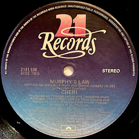 Cheri : Murphy's Law (12", Maxi)