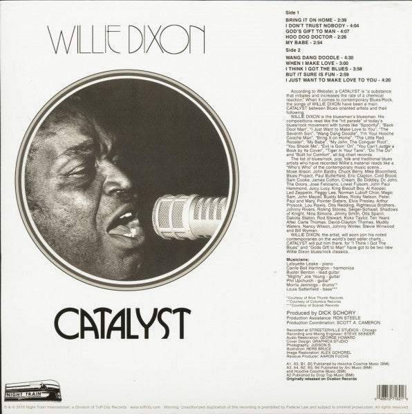 Willie Dixon : Catalyst (LP, Album, RE)