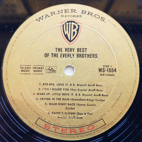 The Everly Brothers* : The Very Best Of The Everly Brothers (LP, Album)