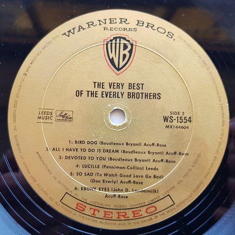 The Everly Brothers* : The Very Best Of The Everly Brothers (LP, Album)