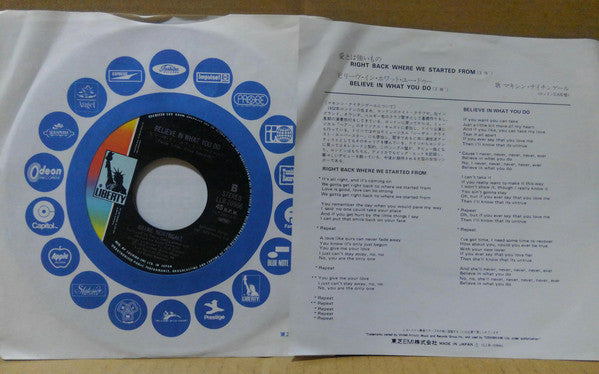 Maxine Nightingale : Right Back Where We Started From (7", Single)