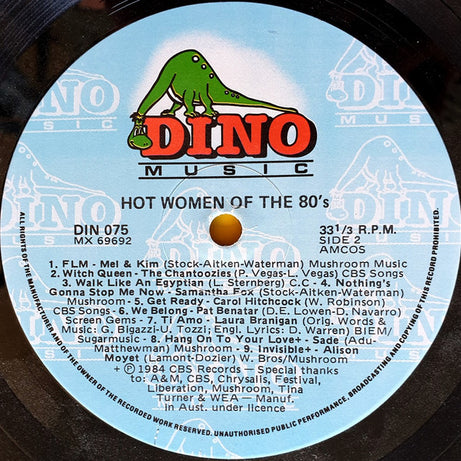 Various : Hot Women Of The 80's (LP, Comp)