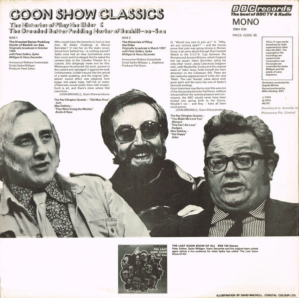 The Goons : Goon Show Classics (LP, Mono, Club)