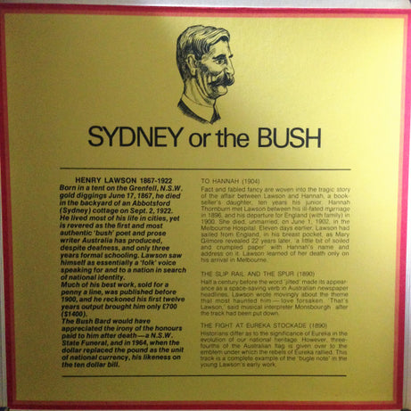Shirley Jacobs, Ade Monsbourgh, Henry Lawson : Sydney Or The Bush (7", EP, S/Edition)